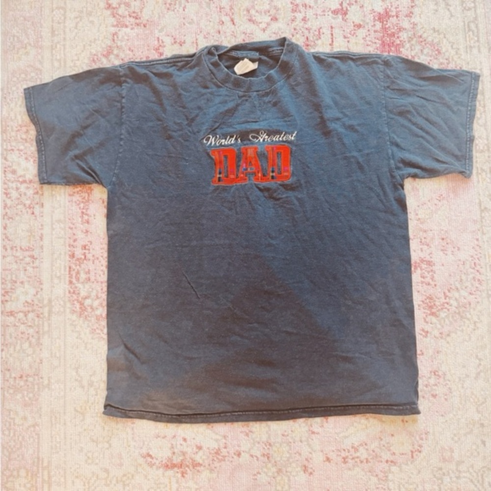 World's Greatest Dad Mens T-Shirt - Blue